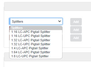 Connections Add Splitter