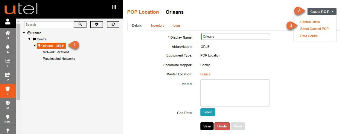 Create POP numbered