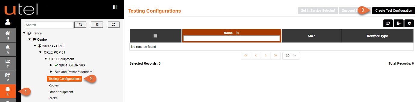 Test Config