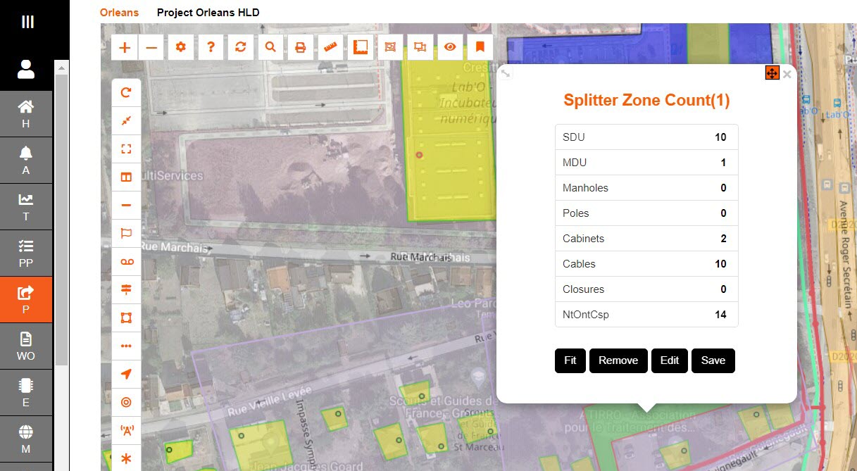 Map GIS SGV button 2