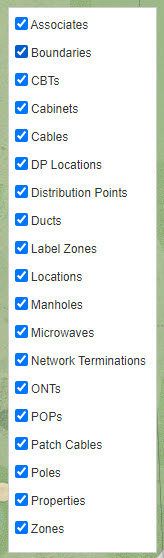 Map GIS Layer Control