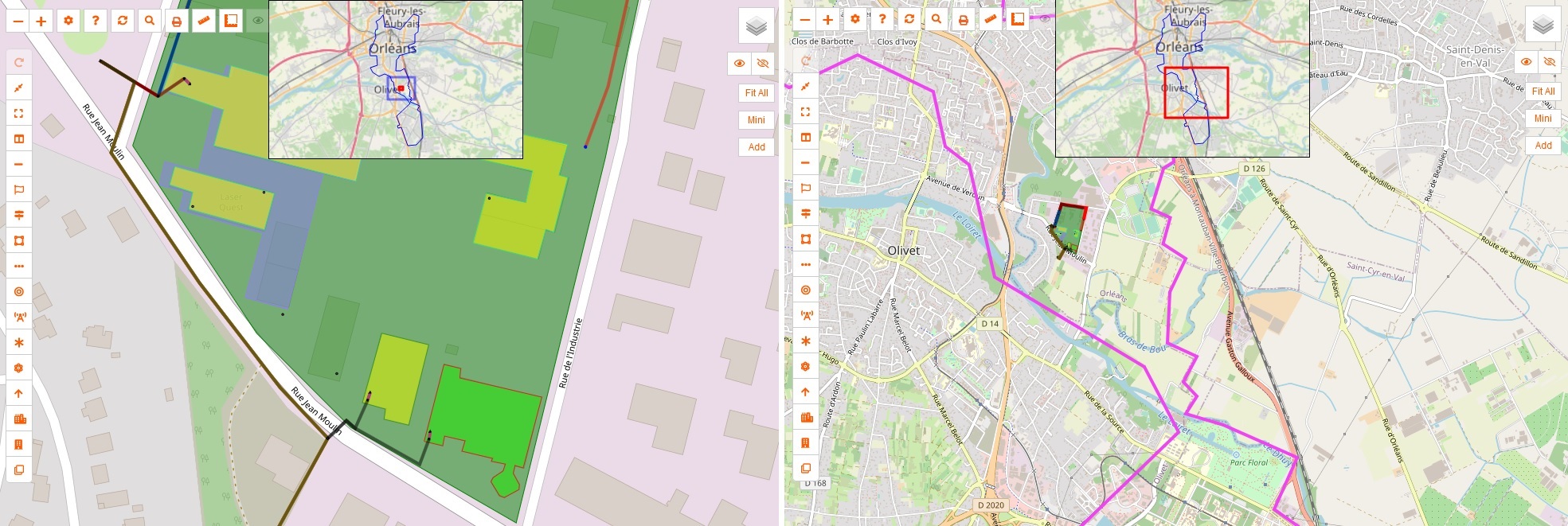Map GIS Mini Map