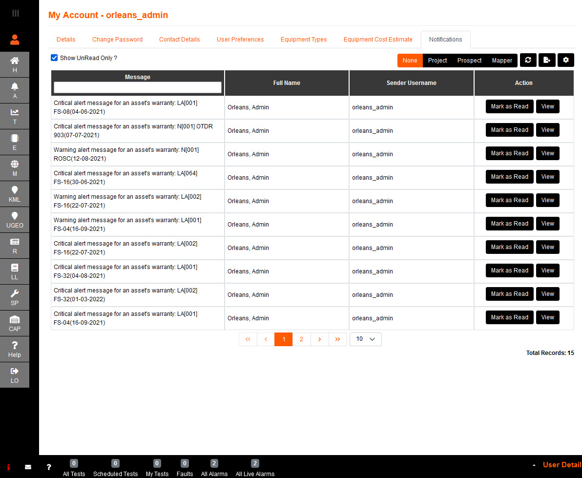 Account Notifications