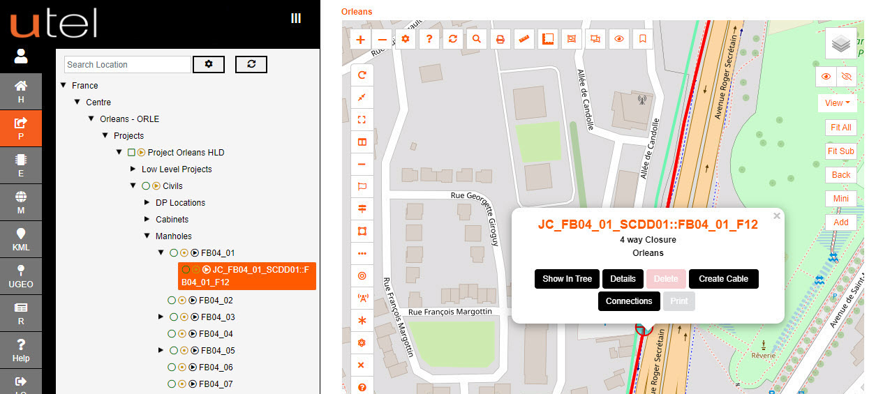 Connection Map