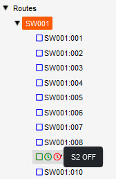 Routes Schedule in tree