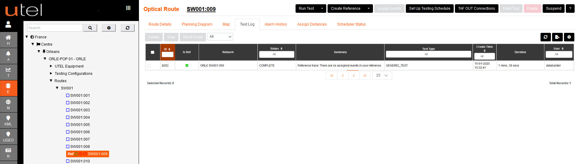 Route Running Test 1